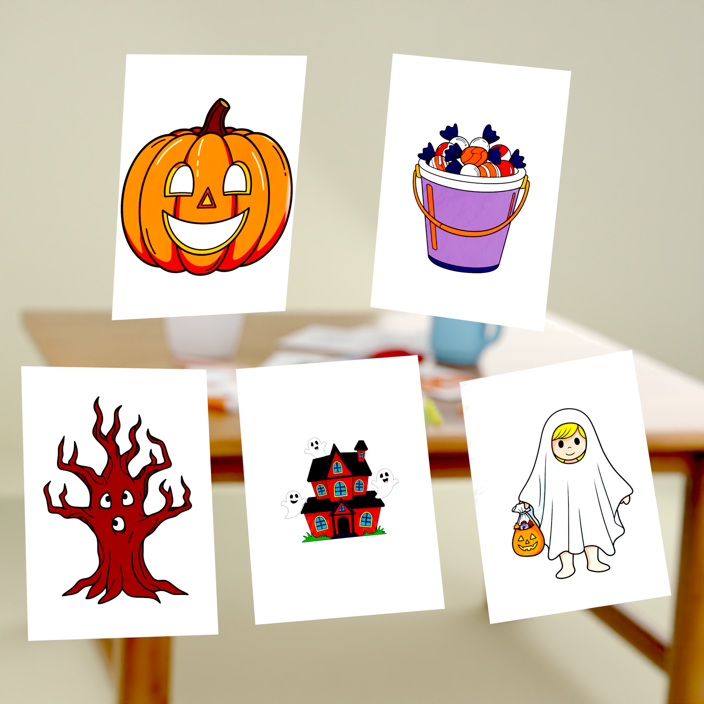 Halloween – 30 Fargeleggingsark