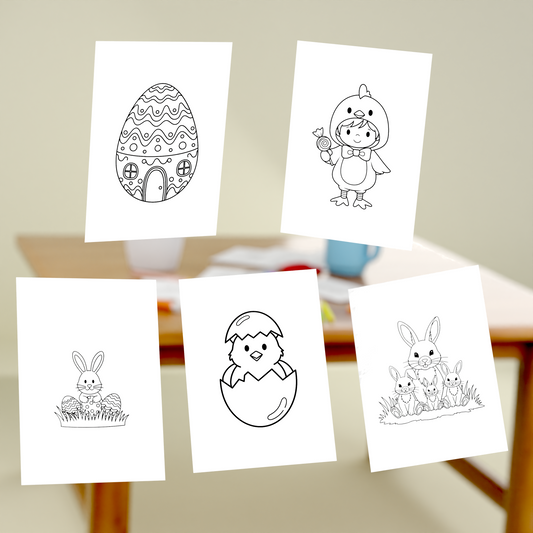 Påske – 30 Fargeleggingsark