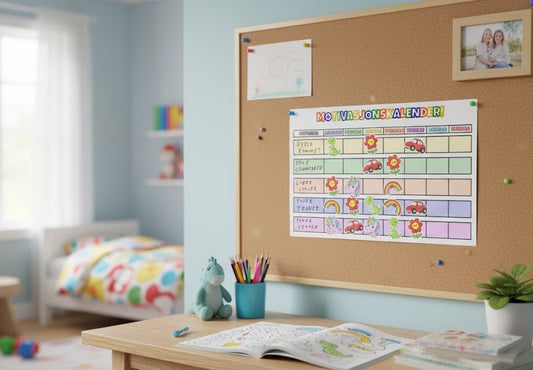 Motivasjonskalender – Fargerik ukeplan for hele familien